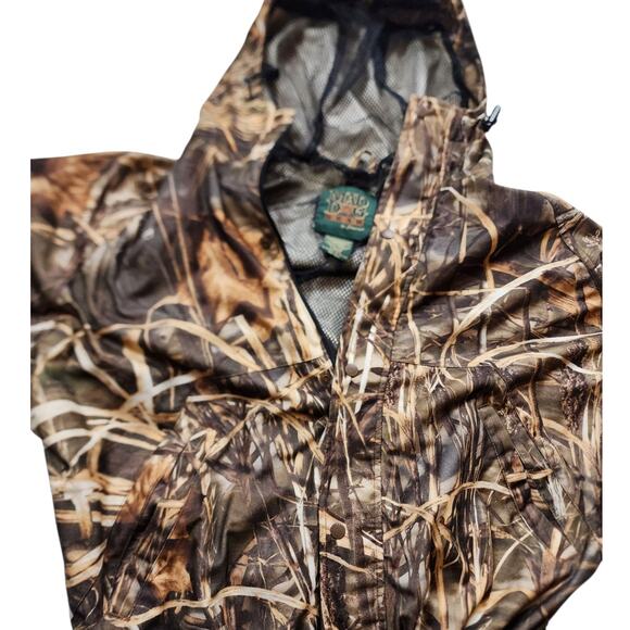 Mad Dog Gear Camo Hunting Jacket Mens Large Waterproof Hooded Outdoor Gorpcore - Picture 1 of 13